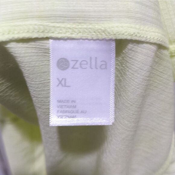 New nordstrom zella | swing it burnout tank in green finch - Picture 6 of 8